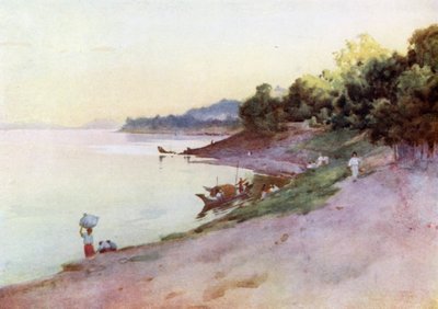 Evening at Thayetmyo by Robert George Talbot Kelly